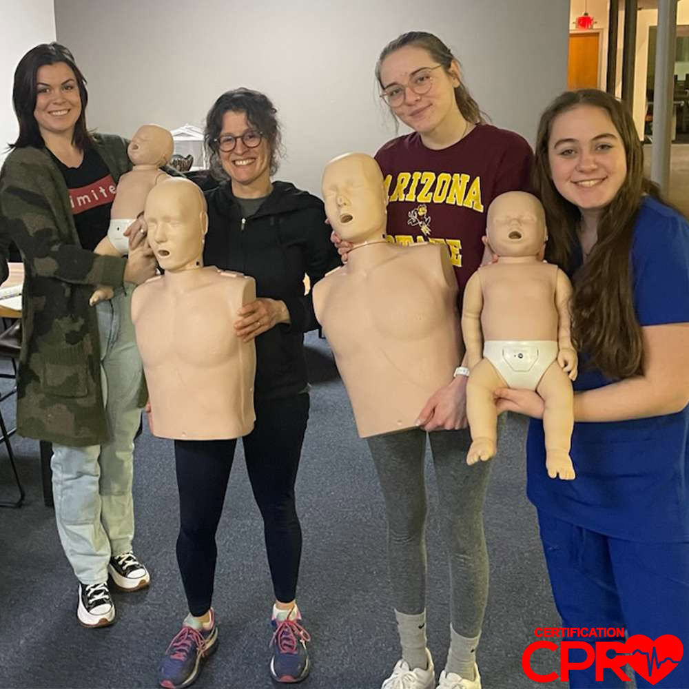 CPR certification training with mannequins in Chicago, Illinois. Learn life-saving skills in a hands-.